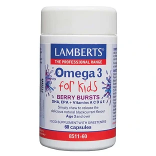Lamberts Omega 3 dla dzieci, 60 kapsułek