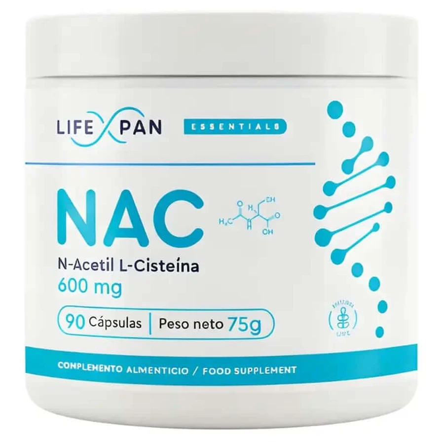 Lifexpan Nac 600 Mg N-Acetylcysteïne , 90 capsules