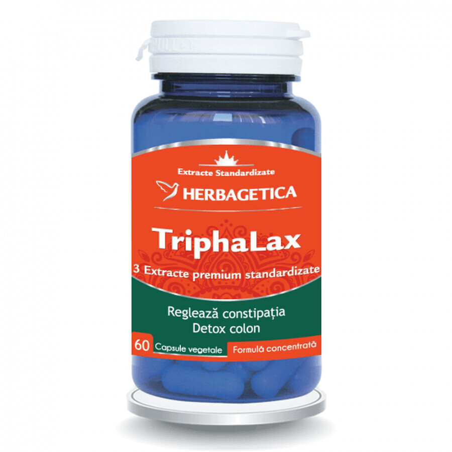 Triphalax, 60 capsule, Herbagetica