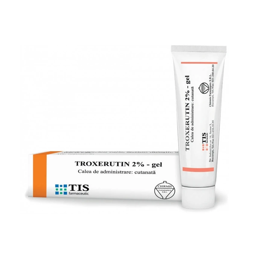 Troxerutin gel 2%, 50 g, Tis Farmaceutic