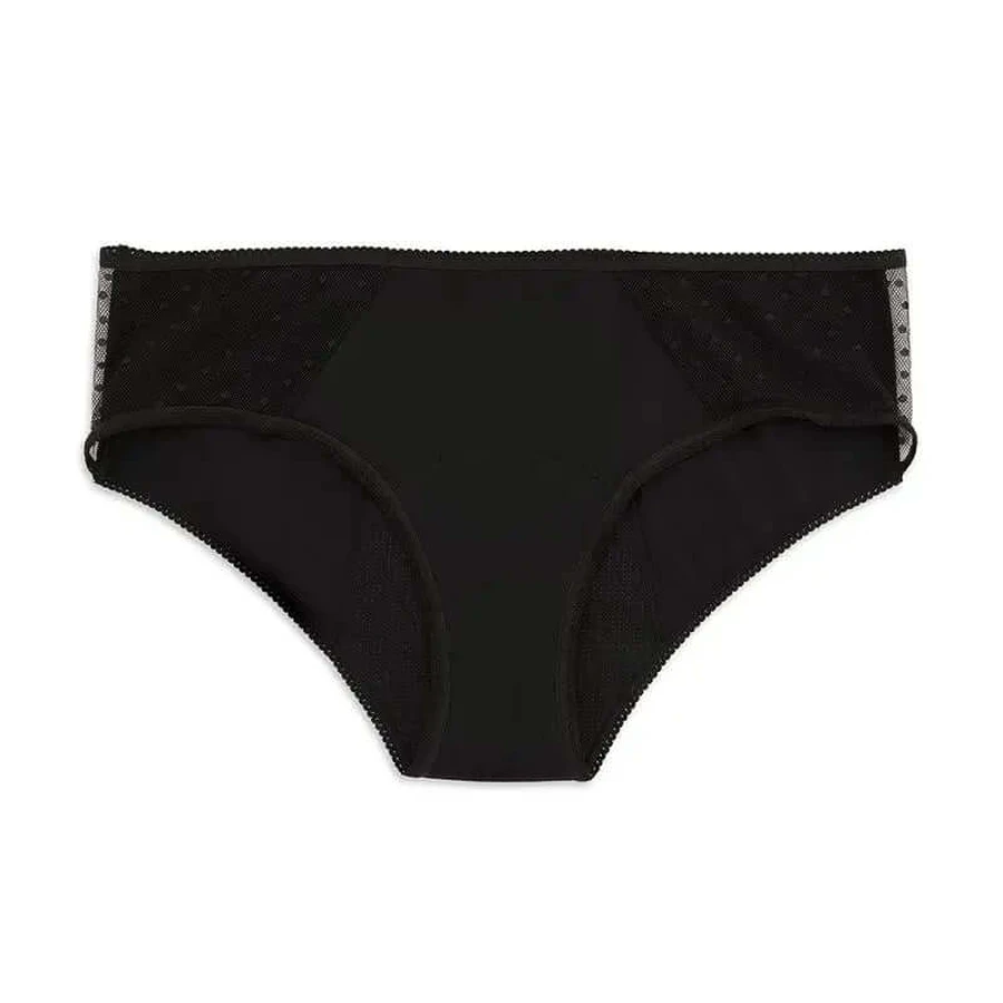 Platanomelon Kiwitas Classic Plumeti Majtki menstruacyjne czarny / S: ceny i cechy