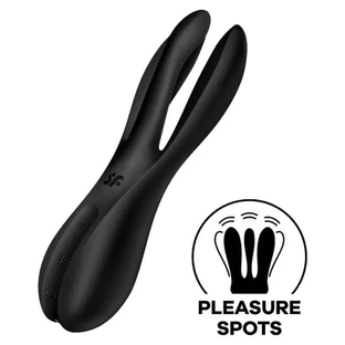 Satisfyer Vibrator Threesome 2 Vibrator - Schwarz