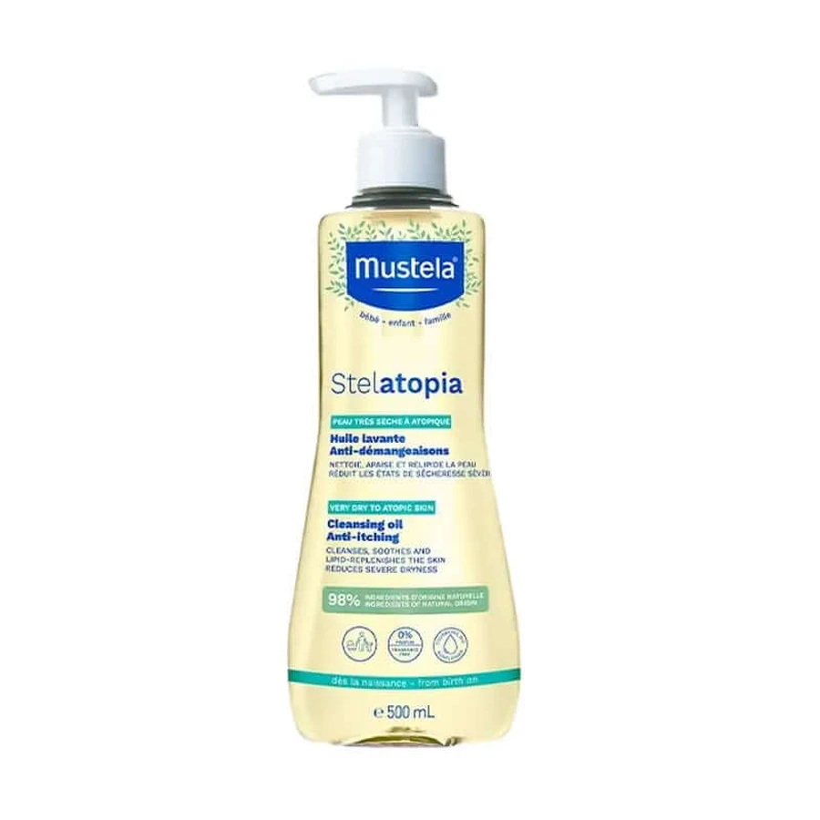 Mustela Stelatopia Olio bagno e doccia, 500 ml