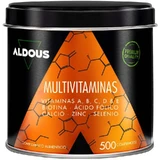 Aldous Bio Multivitamins Vitamin C, D, E, A, B Vitamins, Biotin, Folic Acid, Calcium, Zinc, Selenium , 500 tablets