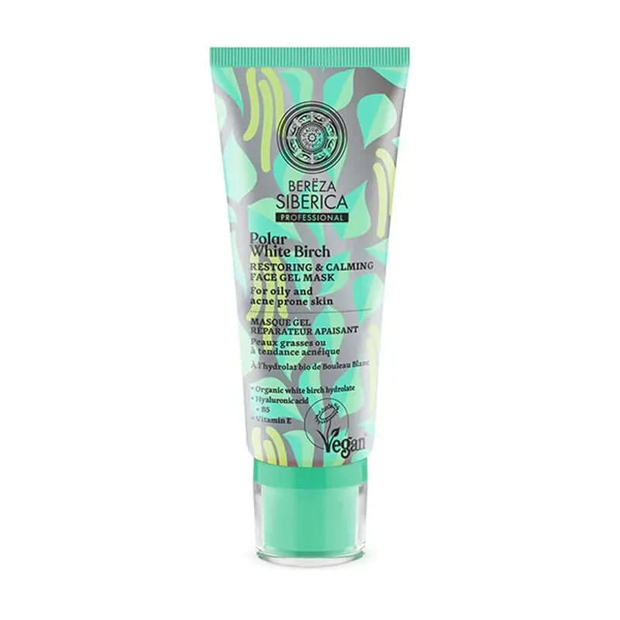 Natura Siberica Bereza Mască gel reparatoare și calmantă Na, 100 ml