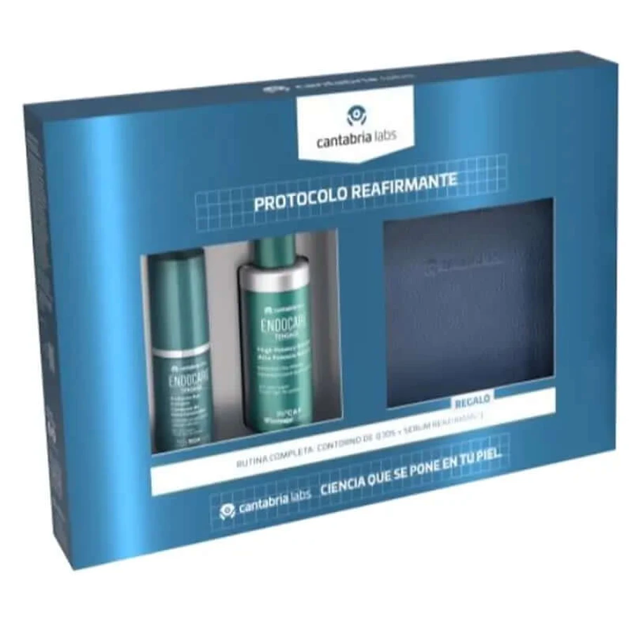 Endocare Tensage High Potency Serum 30 Ml + Illuminating Eye Contour 15 Ml + Trusă de toaletă Premium