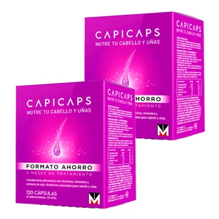 Capicaps Duplo Cheveux et Ongles, 2 x 120 gélules