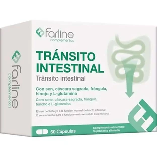 Integratore di transito intestinale Farline, 60 capsule