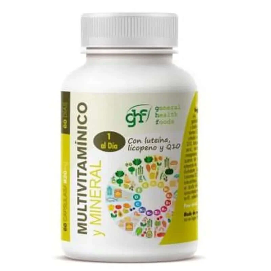 Ghf Multivitamine Mineraal 820Mg 60 Capsules
