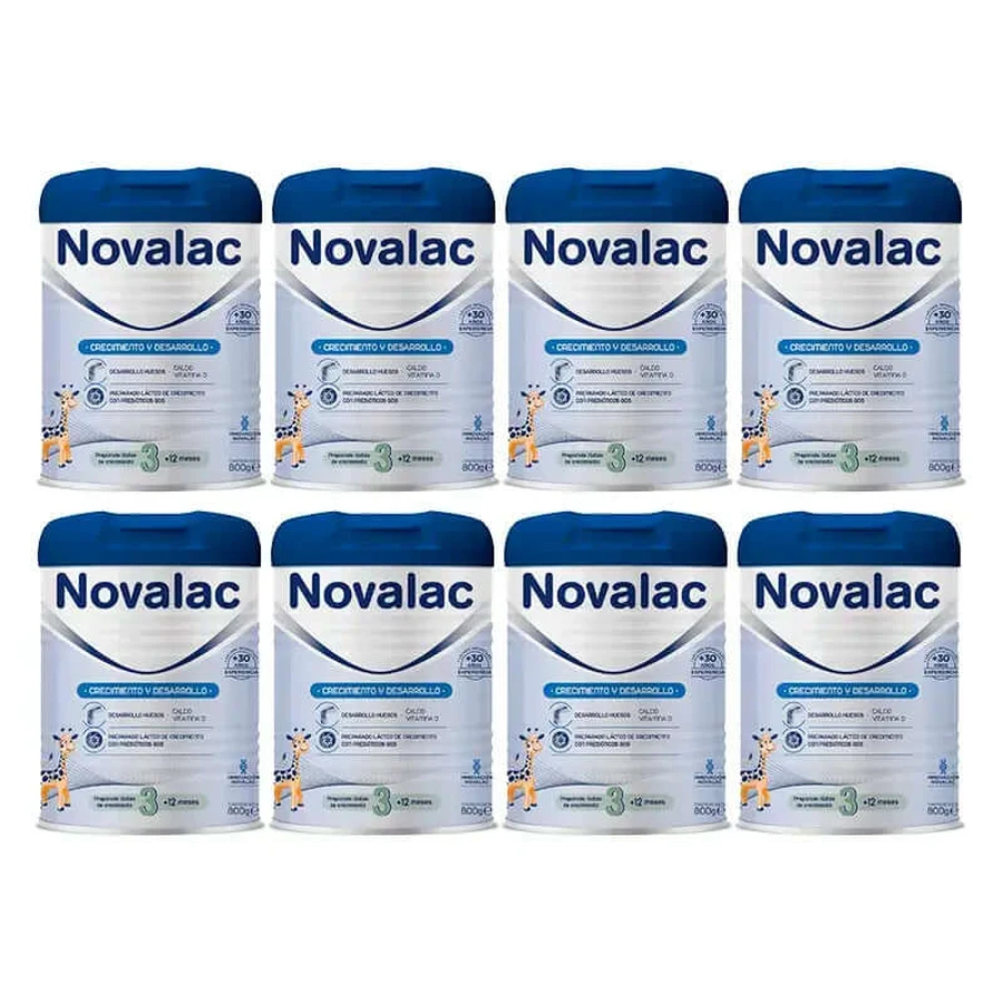 Novalac 3 Aufwuchermilch, 8X800 Gr