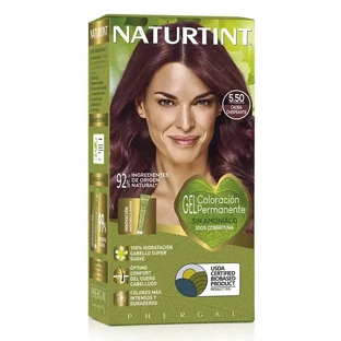 Naturtint Coloración Permanente Tinte Sin Amoníaco 5.50 - Caoba Chispeante