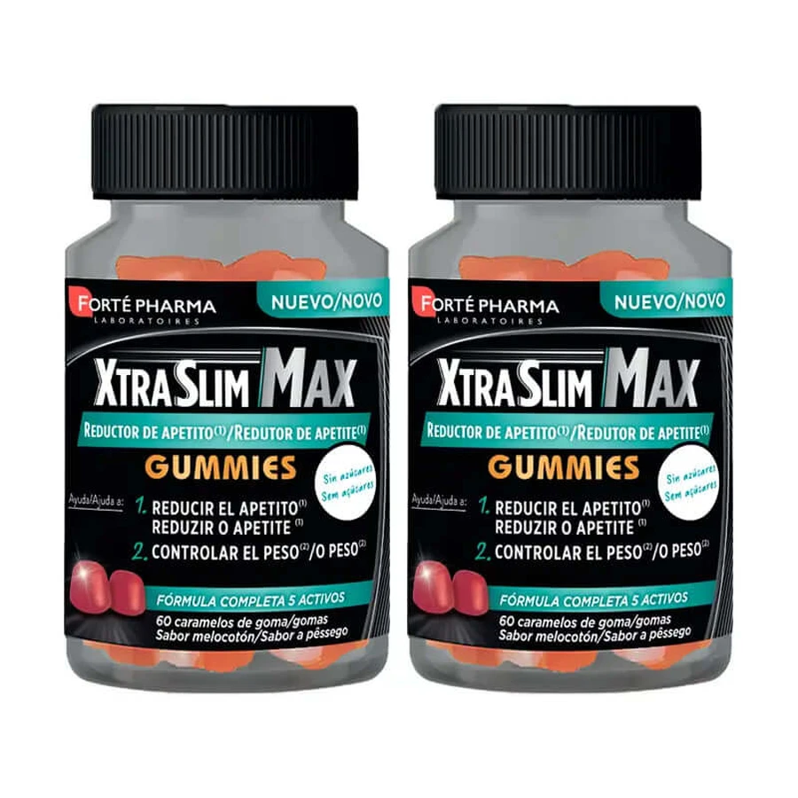 Forté Pharma Duplo Xtraslim Max Reducer Gumm 2 x 60 snoepjes