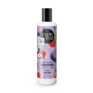 Skin Super Good Volumizing Shampoo für fettiges Haar Feige und Hagebutte von Organic Shop, 280 Ml