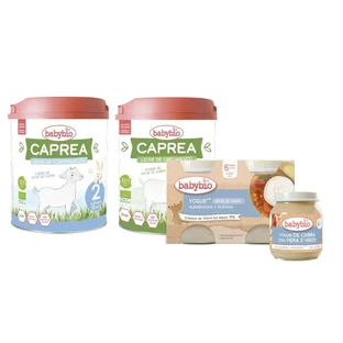 Babybio Pack Caprea Milk 2 i 3 + jogurty kozie