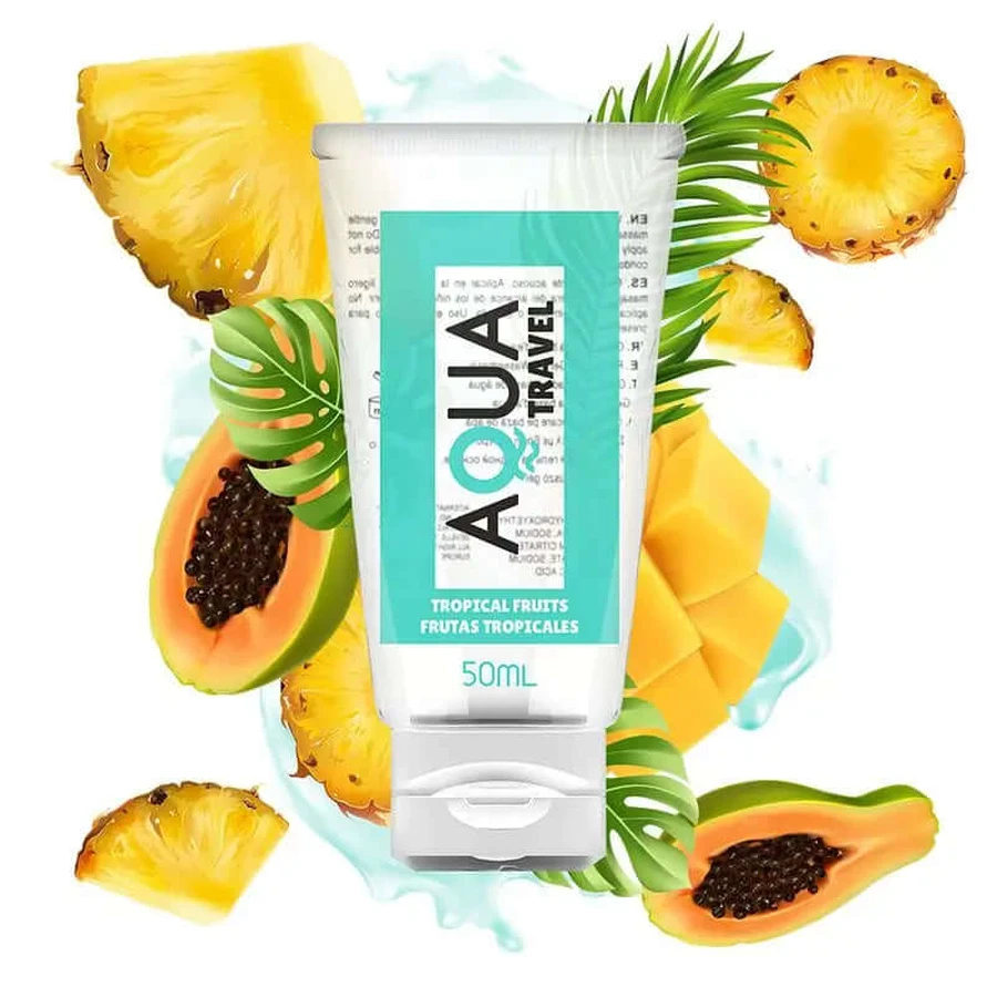 Aqua Travel Lubrykant na bazie wody o smaku owoców tropikalnych - 50 ml: ceny i cechy