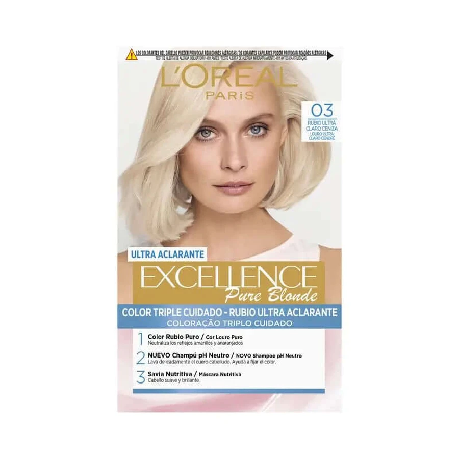 L'Oréal Paris Excellence Puur Blond Ultra-Lightening - Tint 03 Ultra Licht Asblond