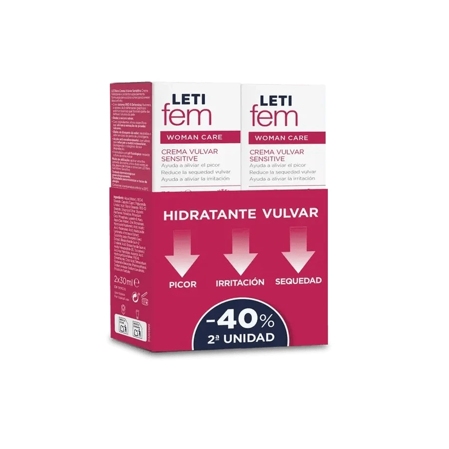 Letifem Sensitive Ltf to Duplo Sensitive Cream 40% 2nd Unit: ceny i cechy