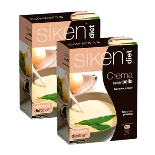 Siken Diet Crema Pollo, Pack 2 x 7 sobres