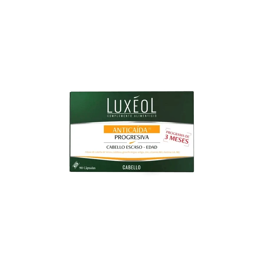 Luxeol Anticaida Progressive 3 luni , 90 comprimate