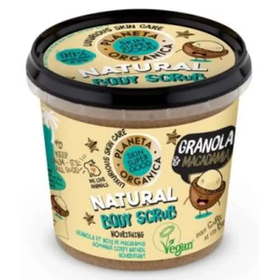 Skin Super Good Granola-Macadamia Nut Body Scrub 360Ml
