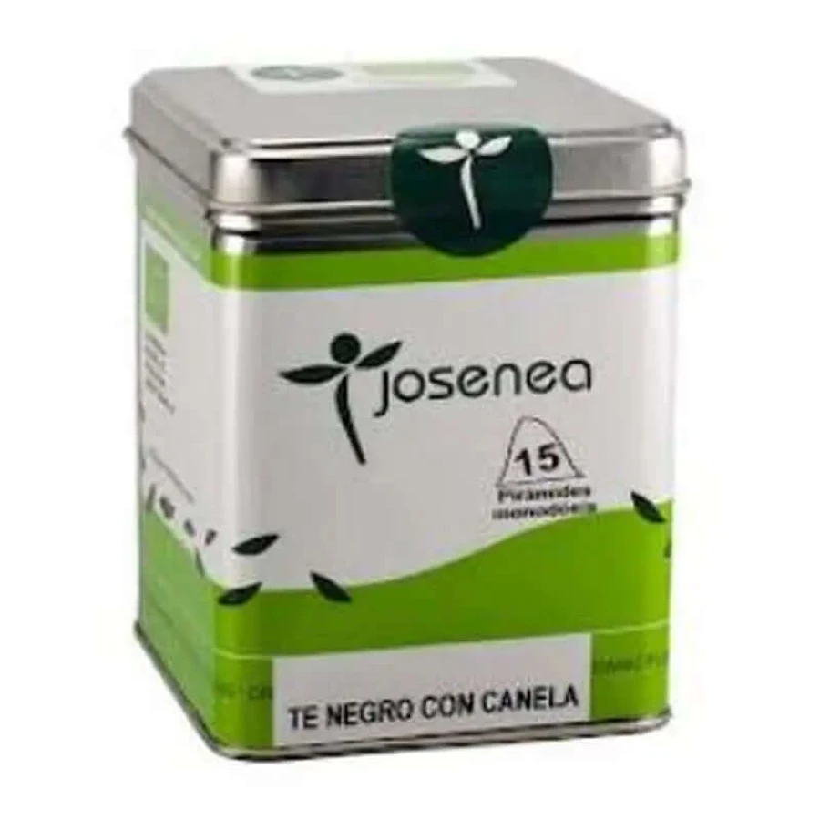 Josenea Schwarzer Tee mit Zimt Dose 20Sbrs