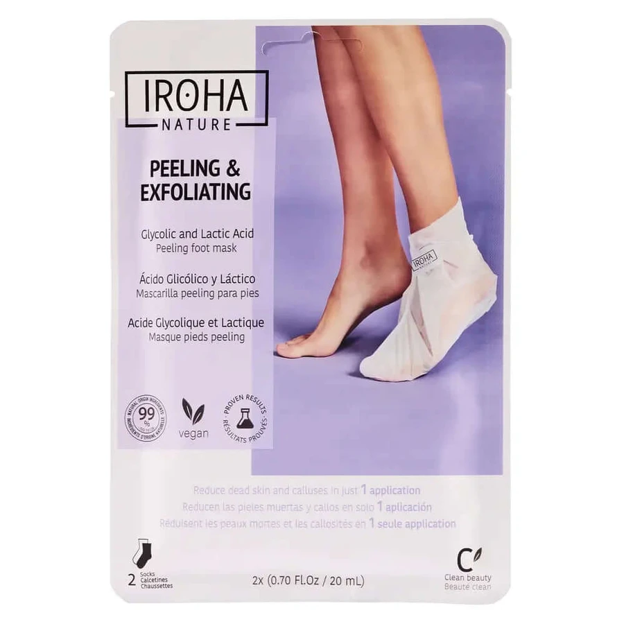 Iroha Nature Corporal Socks Maseczka złuszczająca i peelingująca, 20 ml: ceny i cechy