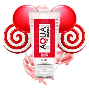 Aqua Travel L Gleitmittel Lollipop aromatisiert Gleitmittel auf Wasserbasis - 50 Ml