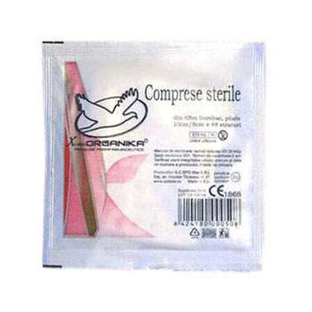 Comprese sterile X-Med Organika, 10x8 cm, 48 straturi, Spd Star