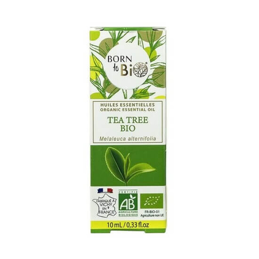 Biologische Tea Tree etherische olie, 10 ml, Born to Bio