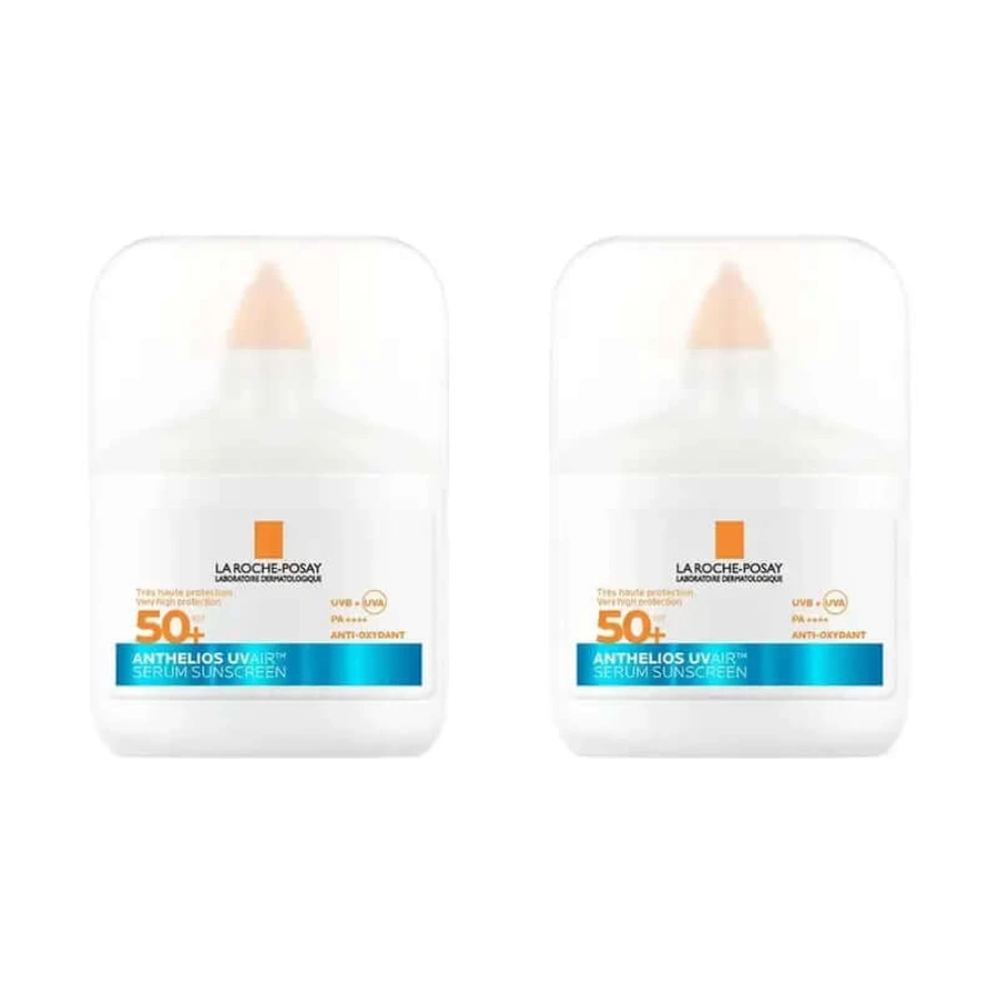 La Roche Posay Anthelios Uvair Zonneserum Spf50+ , 2X50 Ml