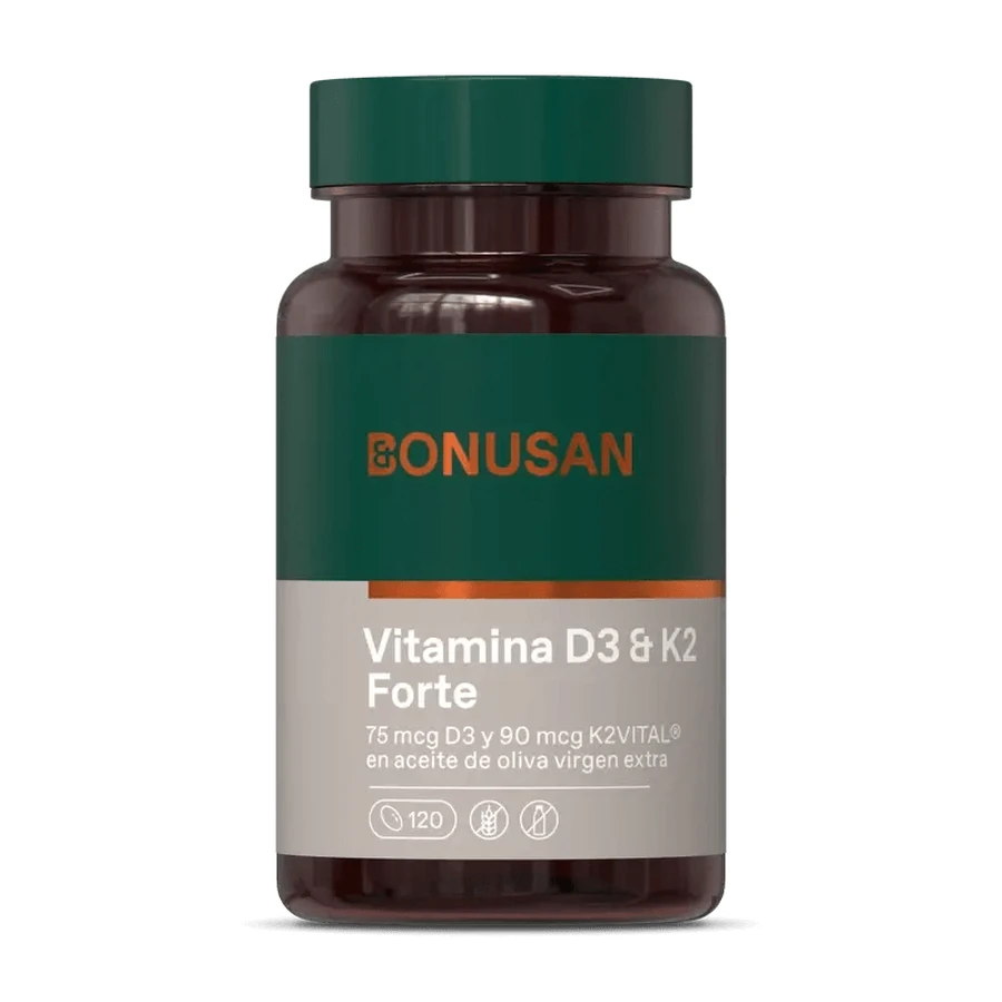 Bonusan Vitamina D3 & K2 Forte, 120 perlas