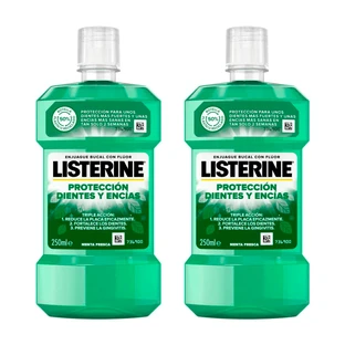 Listerine Duplo - Collutorio denti e gengive, 2 x 250 Ml
