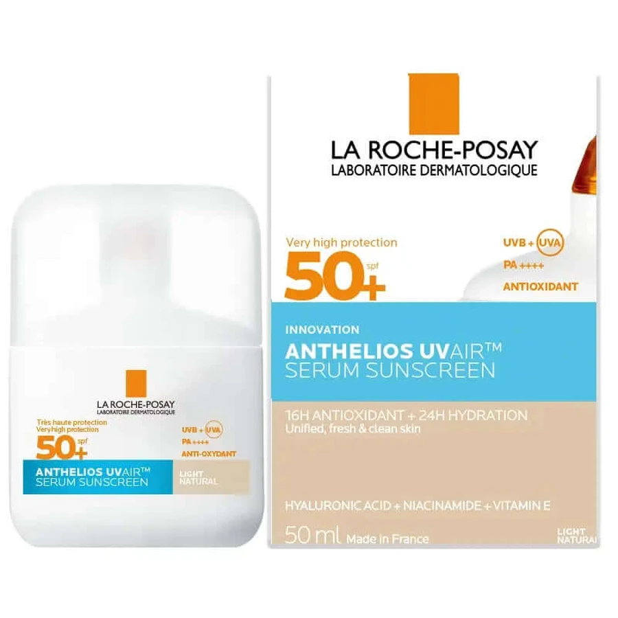 La Roche Posay Anthelios Uvair Siero Solare Spf50+ Luce Colorata , 50 ml