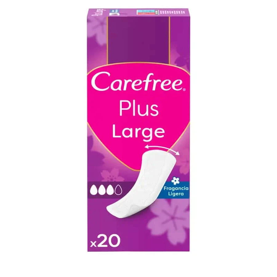 Carefree Plus Large Licht Geur 20 stuks.