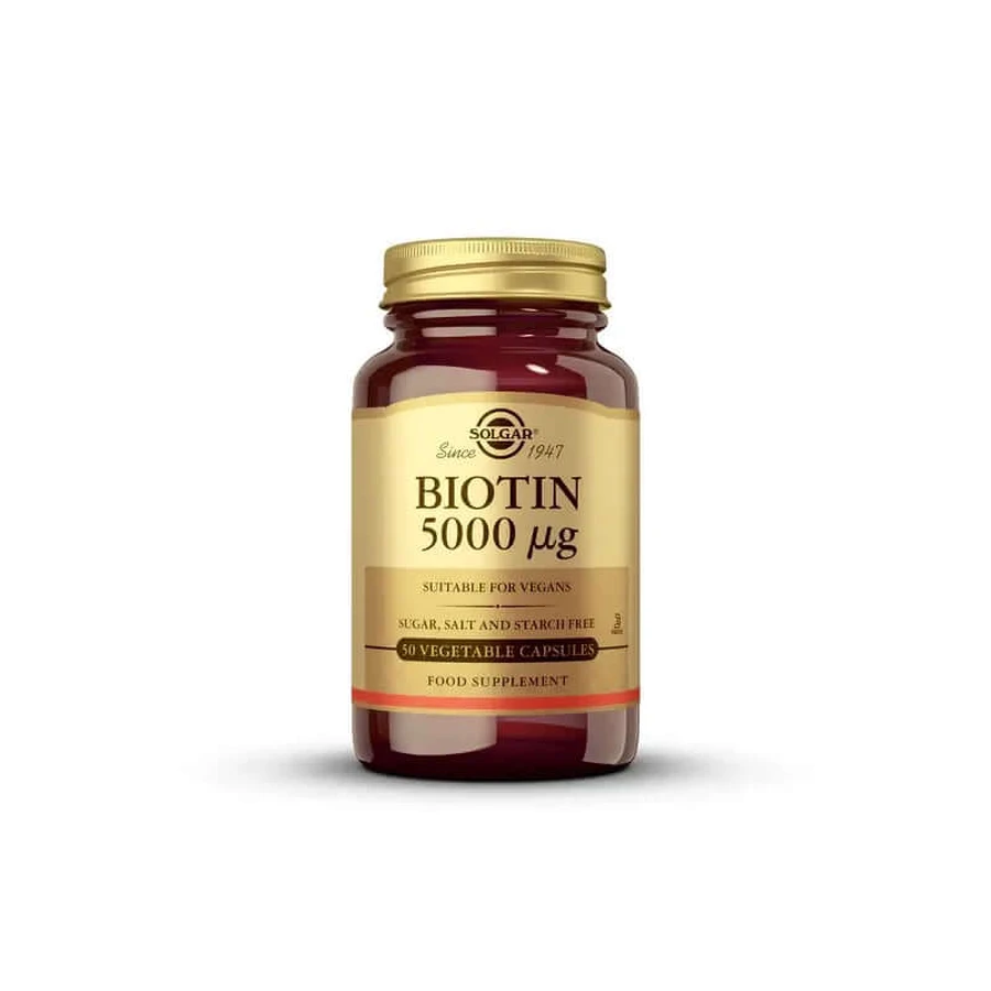 Solgar Biotine 5000mcg, 100 Capsules