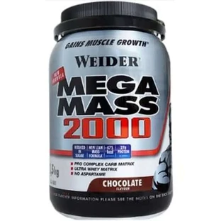 Weider Weider Mega Mass 2000 Chocolate 1,5Kg