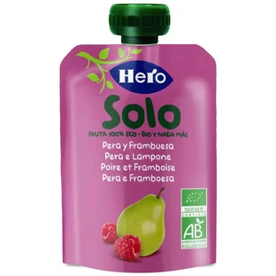 Hero Baby Solo Zakje Peer en Framboos 100gr