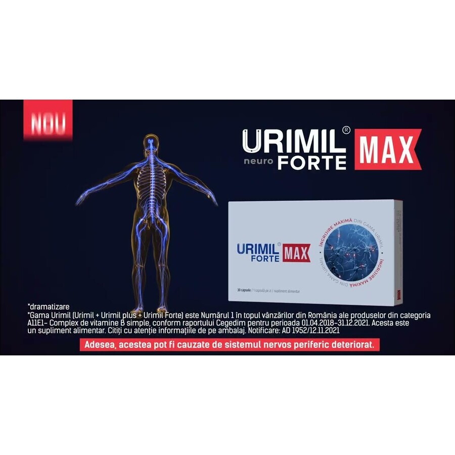Urimil Forte Max, 30 capsules, Plantapol