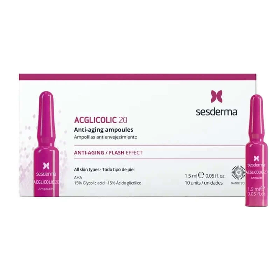 Sesderma Acglicolic Classic, 10 Ampoules x 1,5 ml