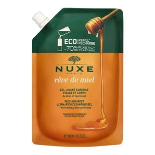 Nuxe Rêve De Miel® Dermatologiczny żel oczyszczający Eco-Refill 400 ml