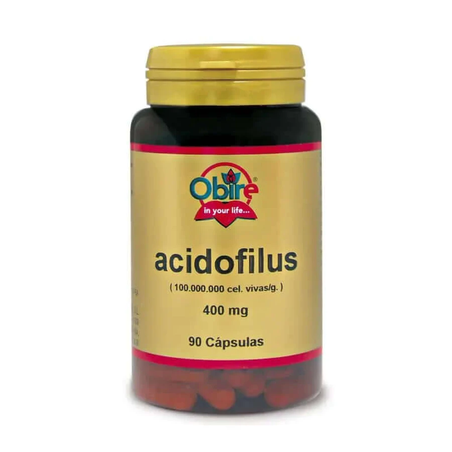 Obire Acidofilus 400 Mg , 90 cápsulas