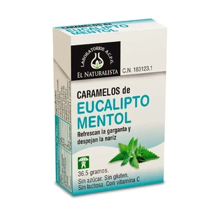 El Naturalista Eucalyptus Menthol Bonbons sans sucre 36,5 grammes