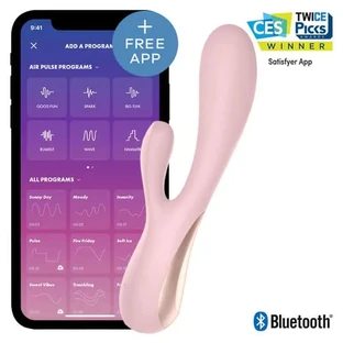 Satisfyer Connect Mono Flex Roze Met App