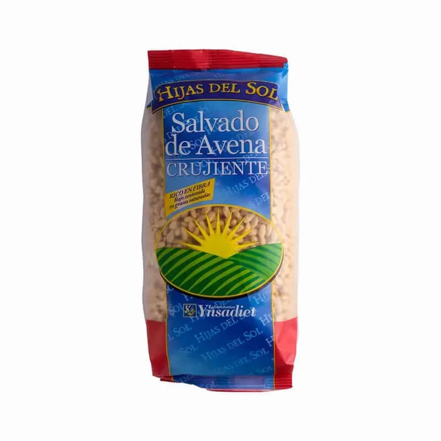 Ynsadiet Salvado De Avena Crujiente Bolsa, 250 gr
