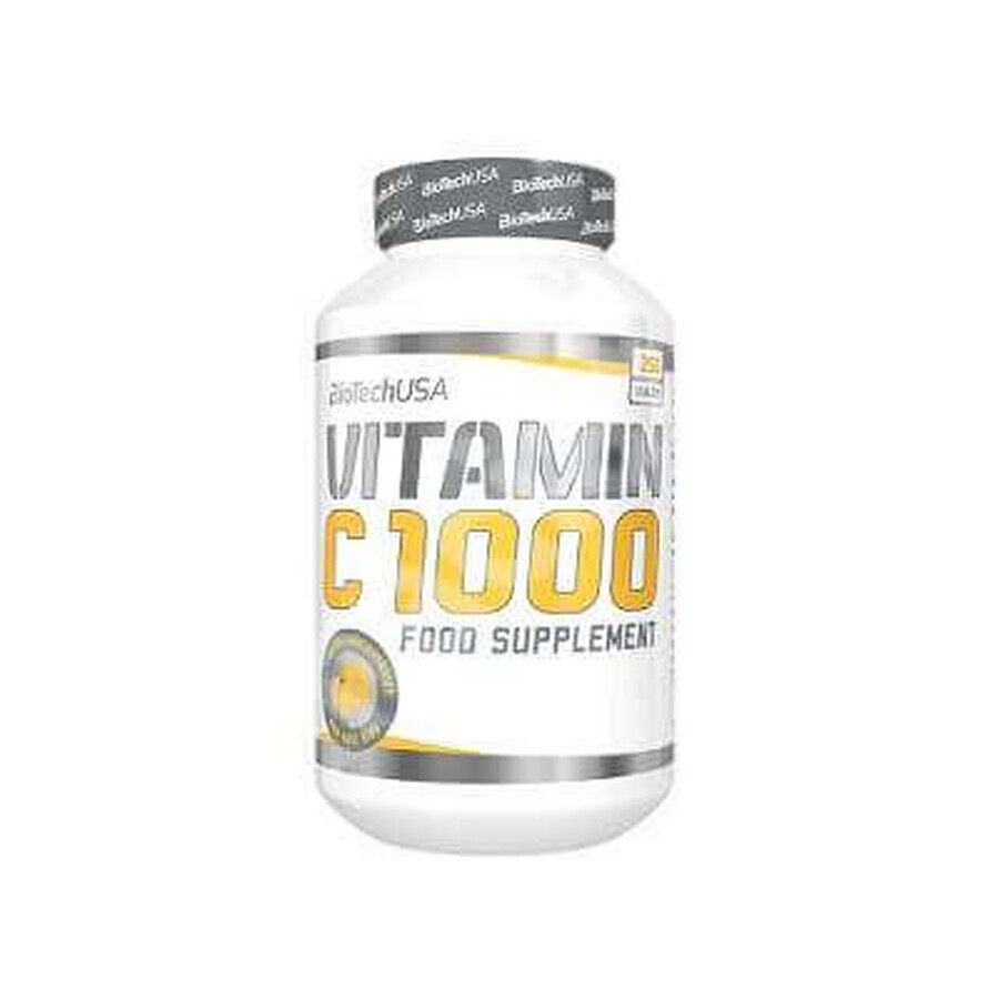 Vitamine C 1000 Bioflavonoïden, 250 tabletten, Biotech USA
