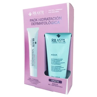 Rilastil Aqua Dermatologische Gezichtslotion, 40 ml + 500 ml