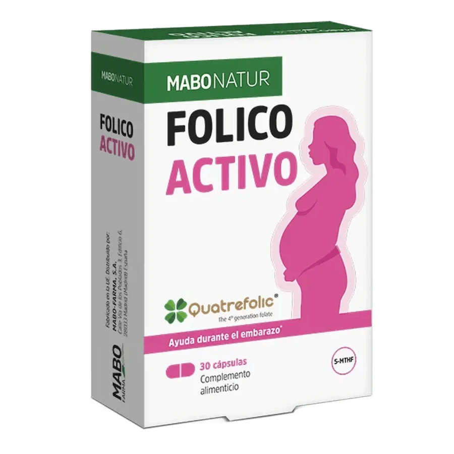 Mabonatur Foliumzuur Actief, 30 caps