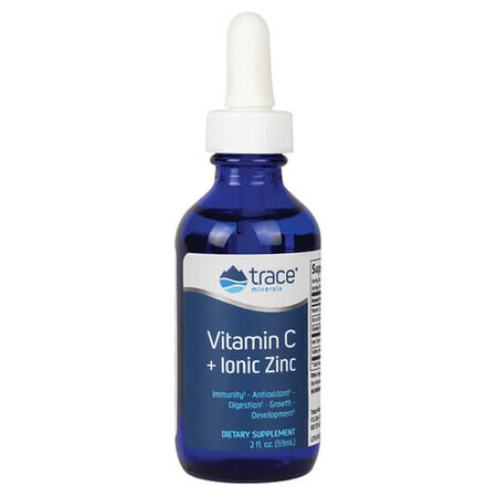 Vitamine C + Zinc liquide, 59 ml, Oligo-éléments