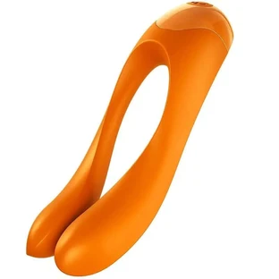 Satisfyer Vibrator Candy Cane Oranje Vinger Vibrator