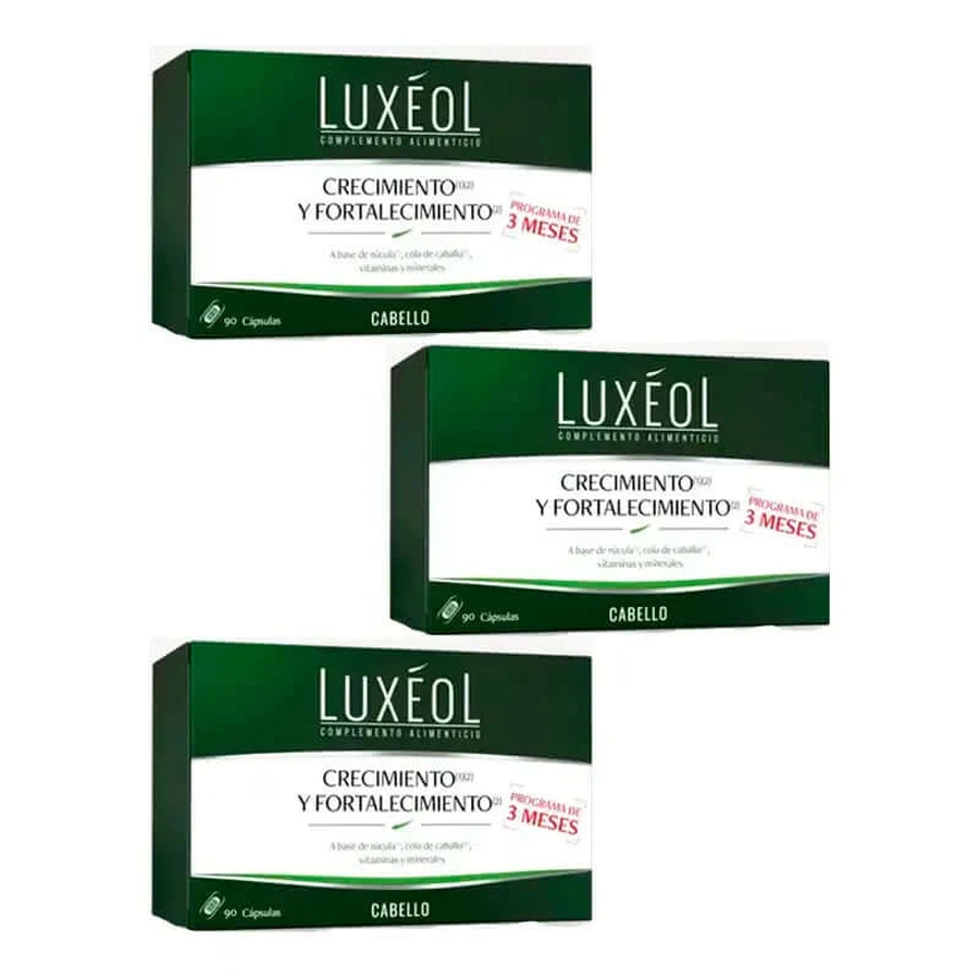 Luxeol Dichtheid, Groei & Versterking, Verpakking 3 x 90 tabletten